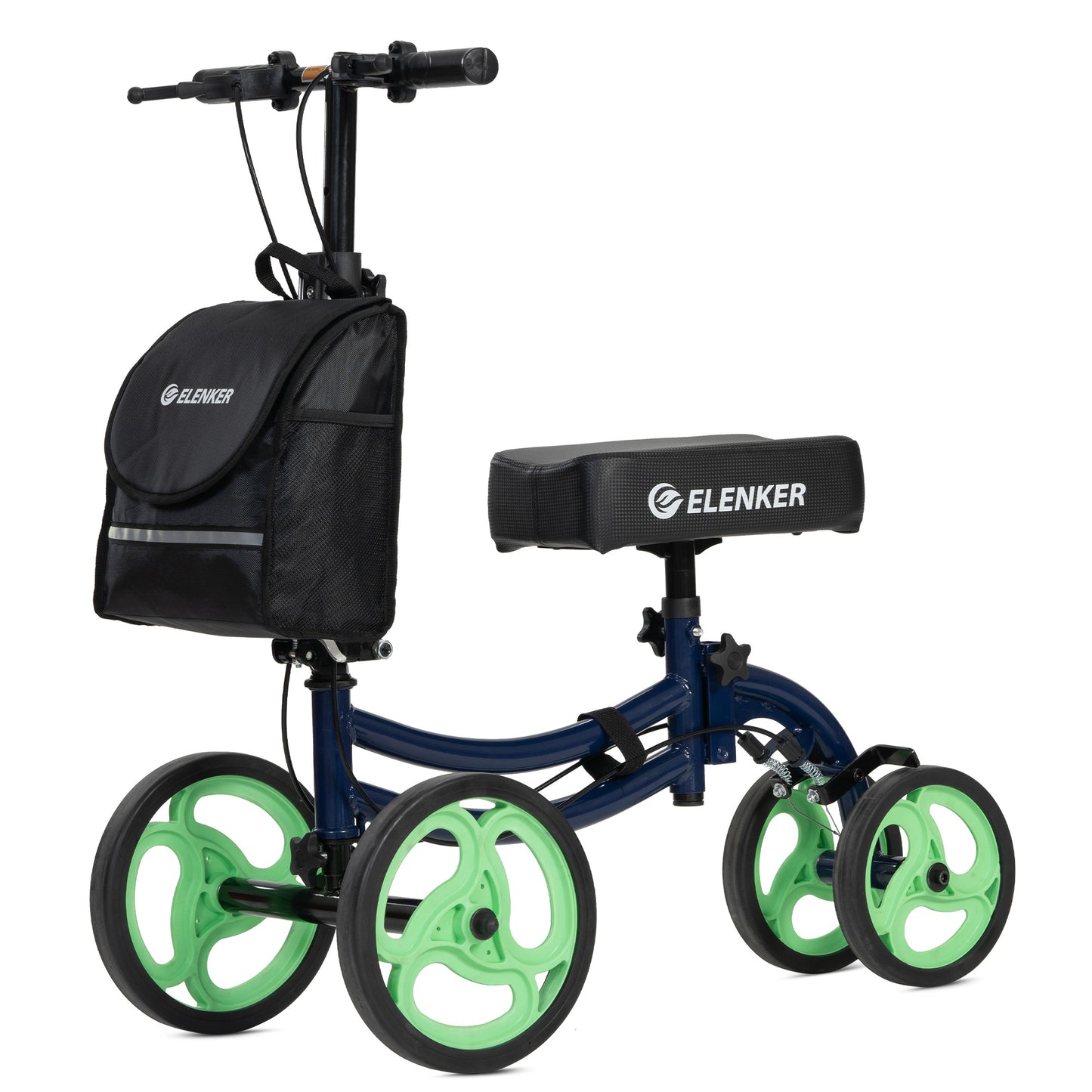 ELENKER Steerable Knee Scooter, Medical Walker for Foot Surgery Injuries, Crutch Alternative