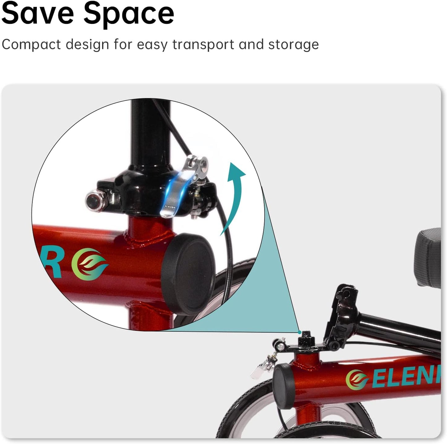 ELENKER Knee Scooter Steerable Deluxe Medical Knee Walkerfor Foot Injury Crutch Alternative