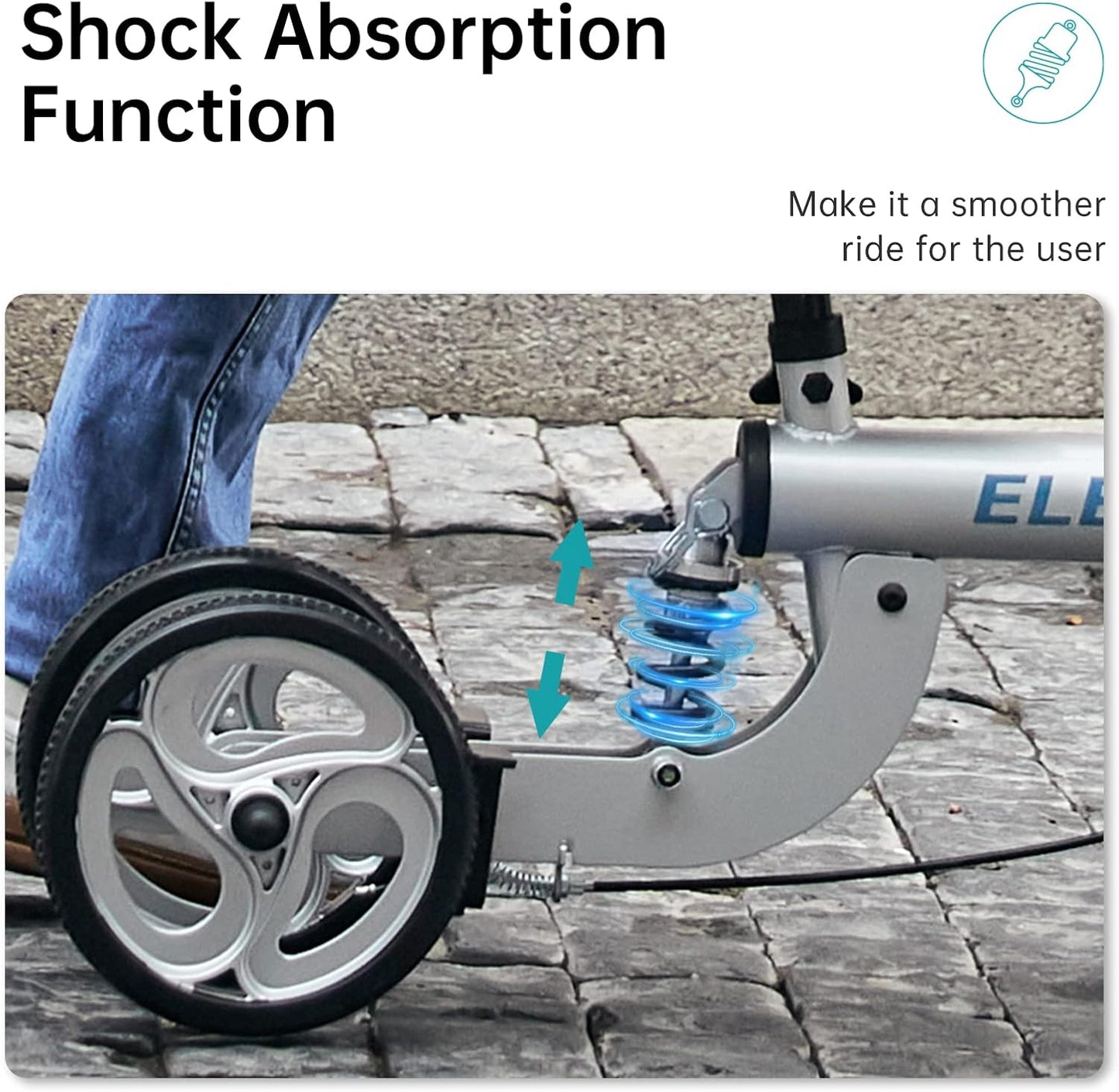 ELENKER Knee Scooter Steerable Deluxe Medical Knee Walkerfor Foot Injury Crutch Alternative
