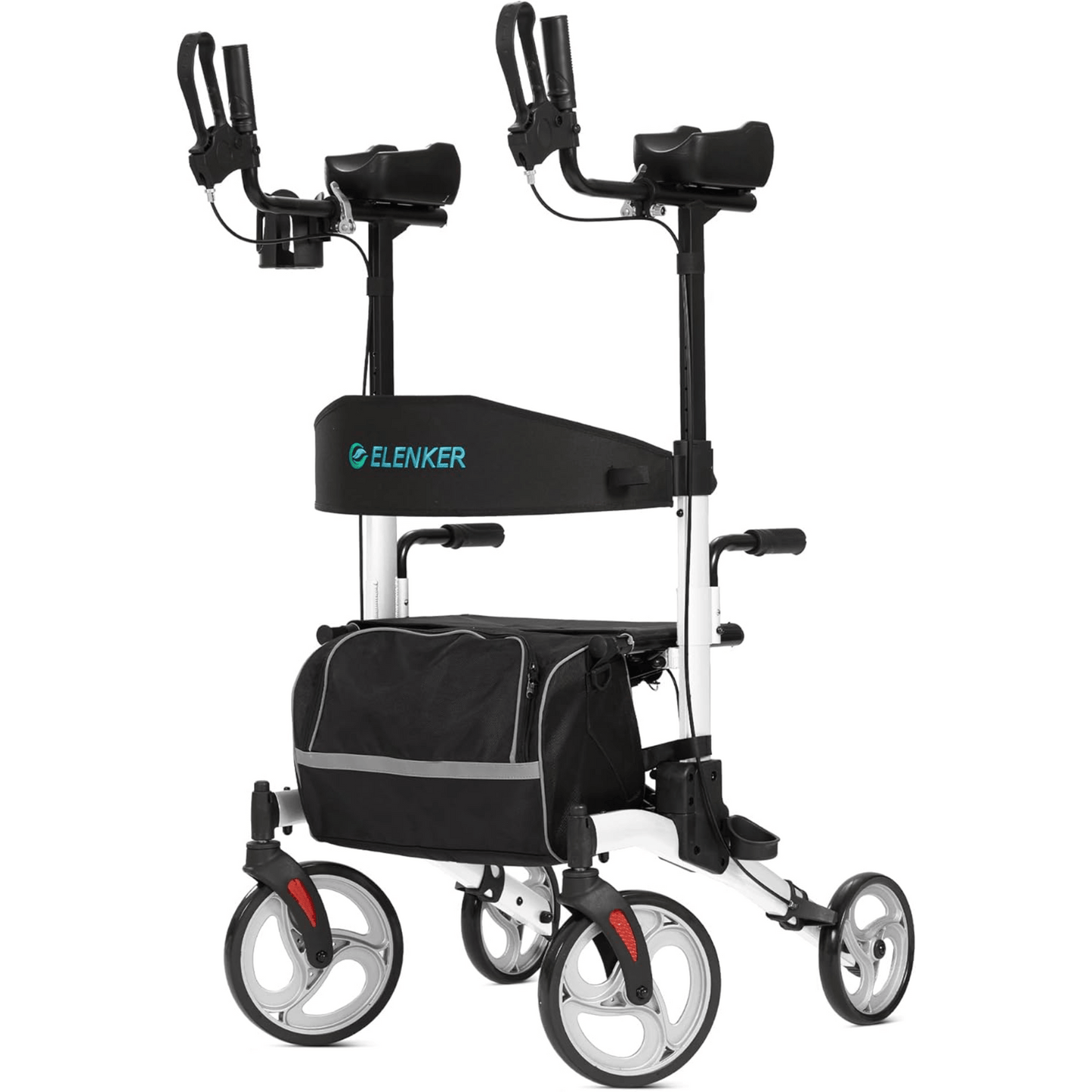 HFK-9240 Dual-Brake Upright walker 10" wheels