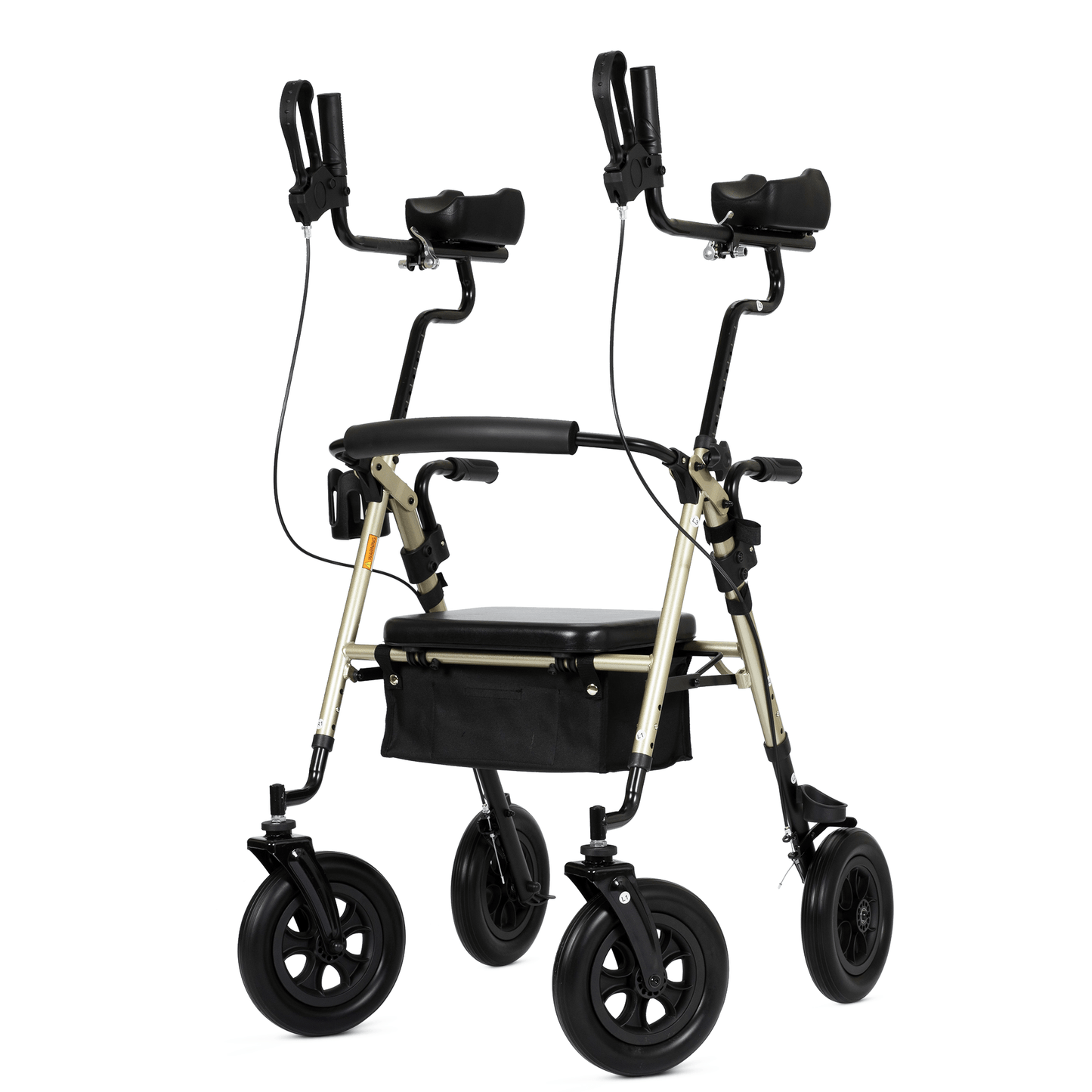HFK-9236T4 All Terrain Dual-Brake Upright Walker 10" Wheels