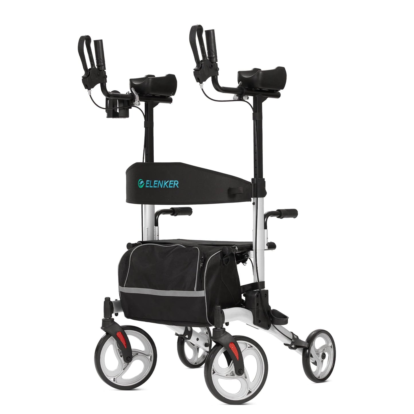 HFK-9240 Dual-Brake Upright walker 10" wheels