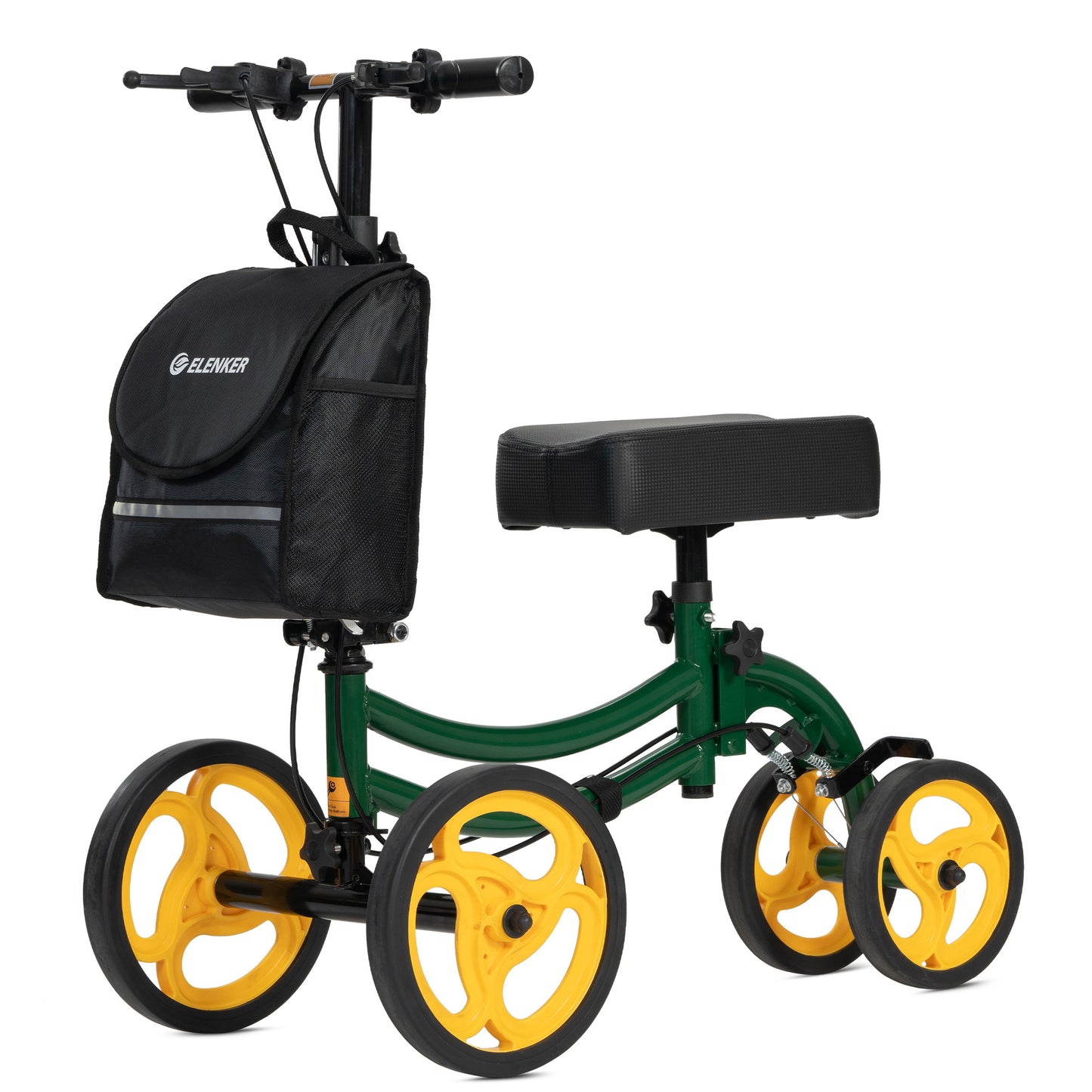 ELENKER Steerable Knee Scooter, Medical Walker for Foot Surgery Injuries, Crutch Alternative