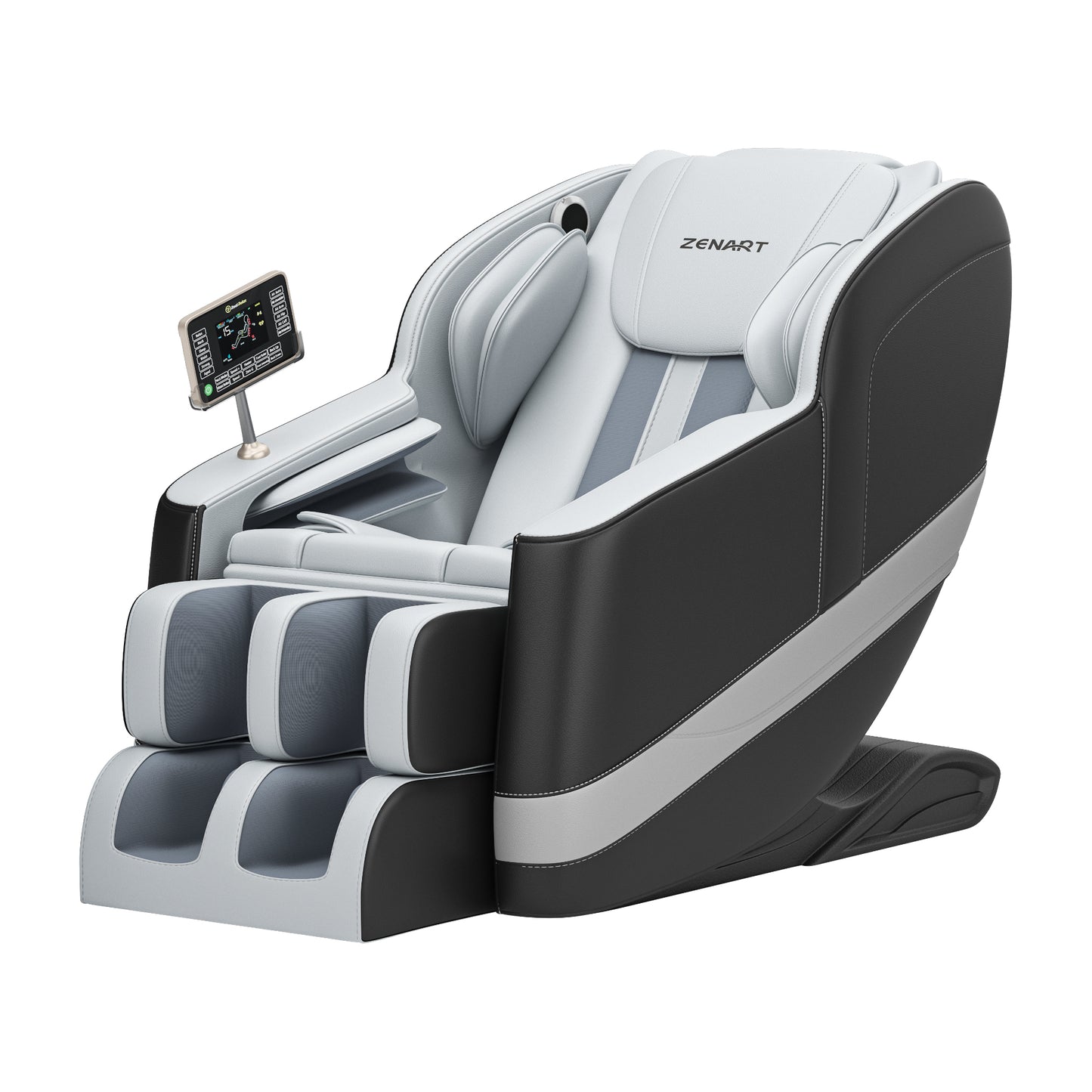 ZENART Full Body Massage Chair Recliner with Zero Gravity, Heating, Bluetooth Speaker, Airbags, Foot Roller, for Home Office